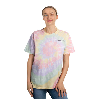 Spiral Tie-Dye Tee, Hope Is Dope, Unisex Apparel, Boho Style, Festival Wear, Gift for Friends