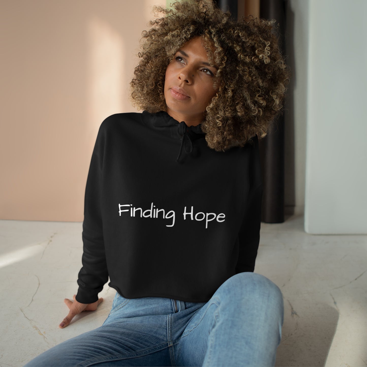 Finding Hope Crop Hoodie