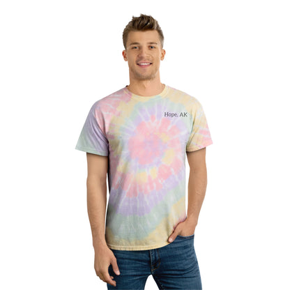 Spiral Tie-Dye Tee, Hope Is Dope, Unisex Apparel, Boho Style, Festival Wear, Gift for Friends