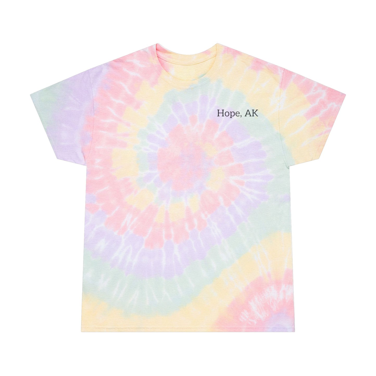 Spiral Tie-Dye Tee, Hope Is Dope, Unisex Apparel, Boho Style, Festival Wear, Gift for Friends