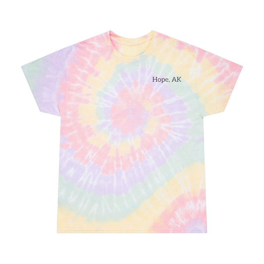 Spiral Tie-Dye Tee, Hope Is Dope, Unisex Apparel, Boho Style, Festival Wear, Gift for Friends